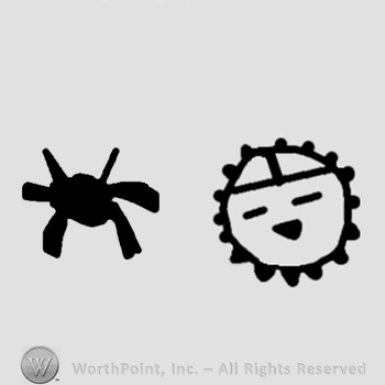 A sun and an insect.
