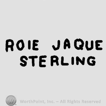 Roie Jaque Sterling written.