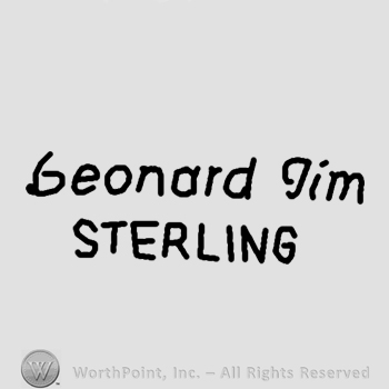Leonard Jim Sterling written.