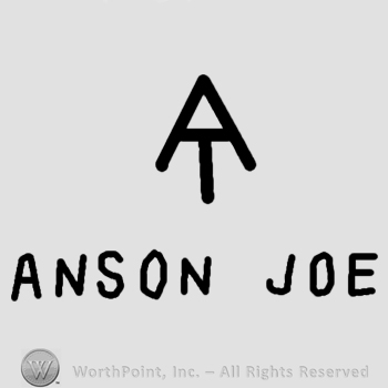 Anson Joe written;an arrow on top.