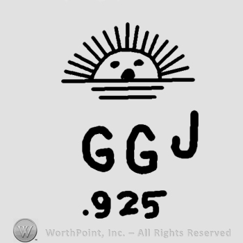 GGJ 925 written;a partial sun on top.