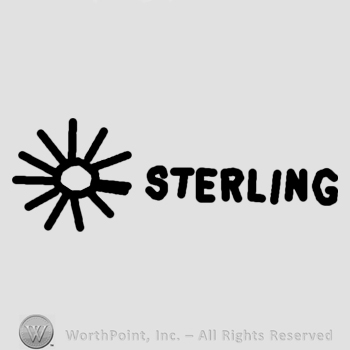 A snowflake and word Sterling.