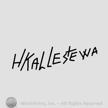 H Kallestewa written.