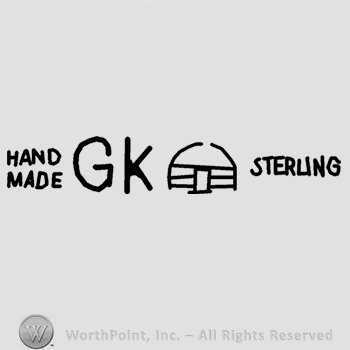 Hand Made GK Sterling written.