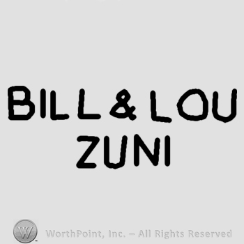 Bill & Lou Zuni written.
