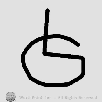 Letters CL conjoined.