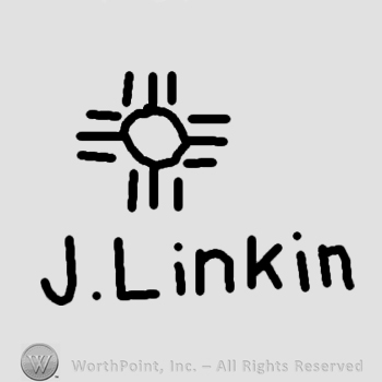 J Linkin and a sun symbol.