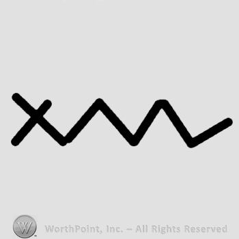 Zig zag line.