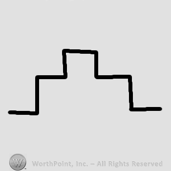 Shape similar with stairs.