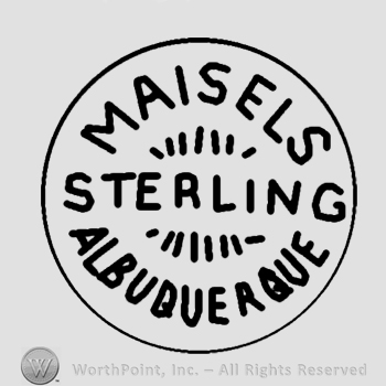 Circle with Maisels Sterling Albuquercque written inside.