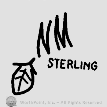 NM Sterling and a leaf.