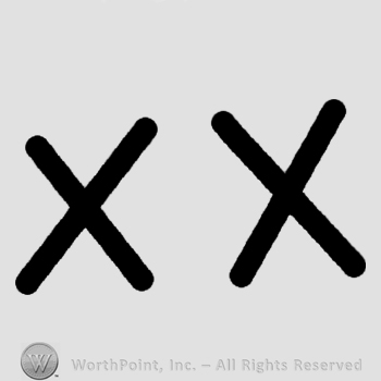 Two letters X.