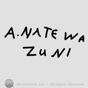 A Natewa Zuni written.