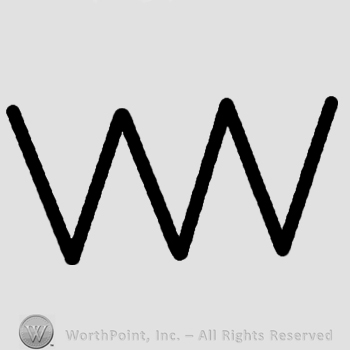 Letters V W conjoined.