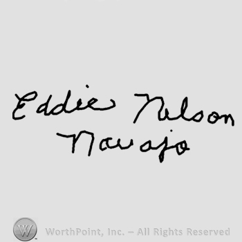 Eddie Nelson Navajo written.