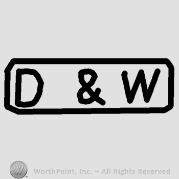 D&W inside a rectangle.
