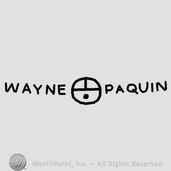 Wayne Paquin written and a circle in the middle.