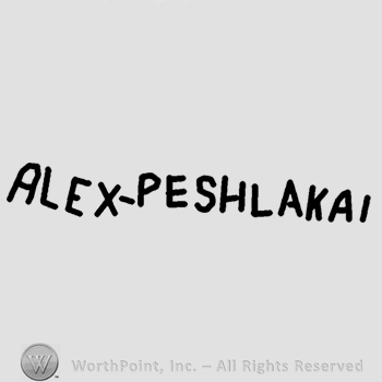 Alex Peshlakai written.