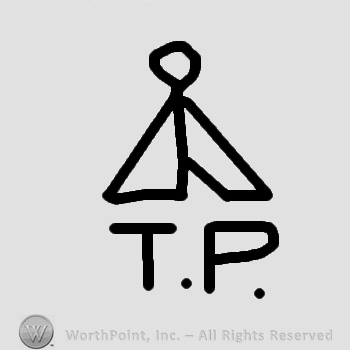 Letters TP under a teepee.
