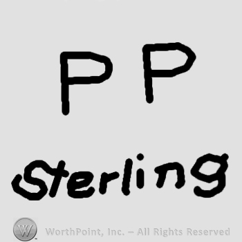 P P Sterling written.