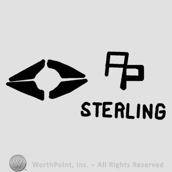 PP Sterling written and a diamond shape.