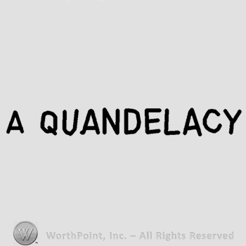 A Quandelacy written.