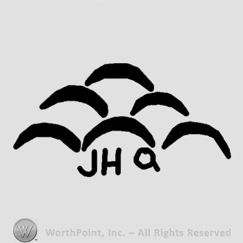 Cloud shape and letters JHQ.