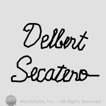 Delbert Secatero written.