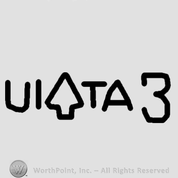 Word UITA and number 3.