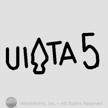 Word UITA and number 5