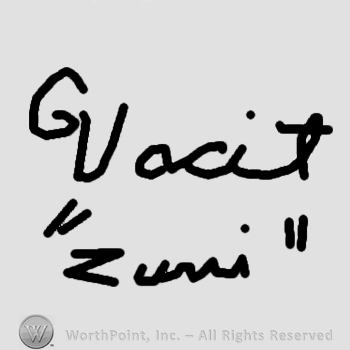 G Vacit Zuni written.