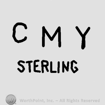 C M Y Sterling written.