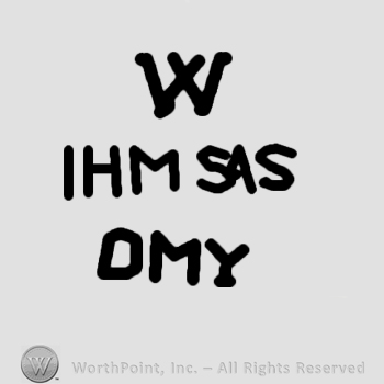 W IHM S/S DMY written.