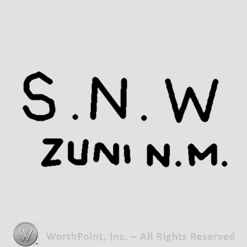 S N W Zuni Nm written.