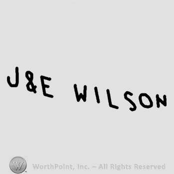 J&E Wilson written.