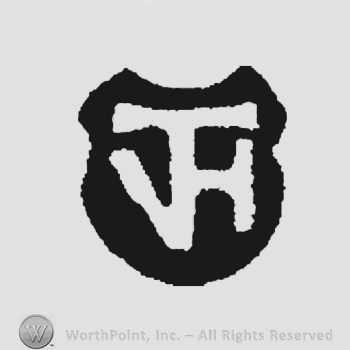 Letters VTH in uppercase, entwined.