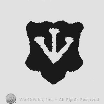 Letters VI in uppercase, overlapped.