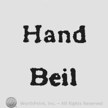 The text Hand Bell.