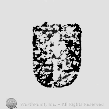 A shield with a large cross on it.