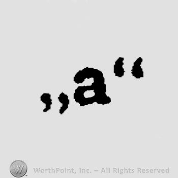 Lowercase A.
