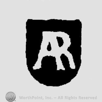 Letters AR in uppercase, conjoined.