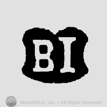 Letters BI in uppercase.