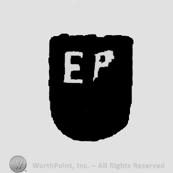 Letters EP or EB in uppercase on a shield.