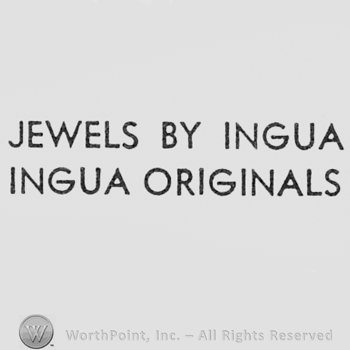 Text: JEWELS BY INGUA INGUA ORIGINALS.