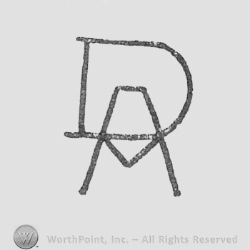 Monogram of letters DAM.