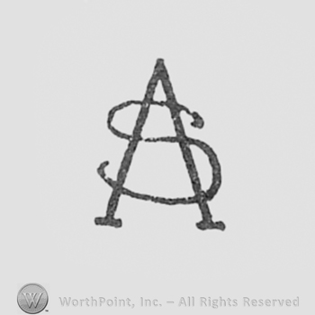 Monogram of letters A and S.
