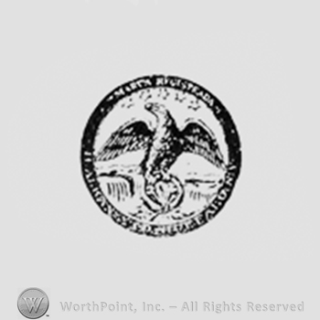 Eagle inside a circle.