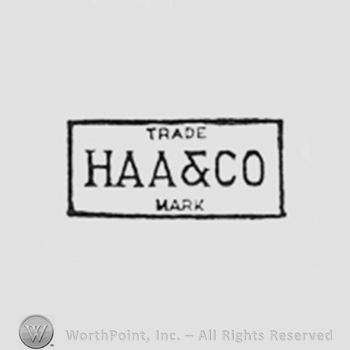 Word HAA&CO written inside a rectangle.