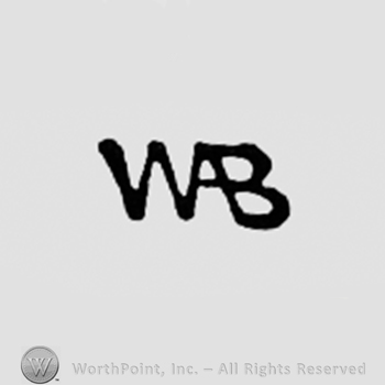 Monogram of letters WAB.