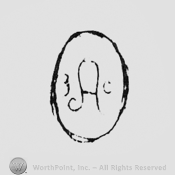 Letter A inside an oval.